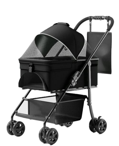 774EE77C49A6D4C7D5BD540630BCEBDE.jpg Folding 2-in-1 Pet Dog Cart