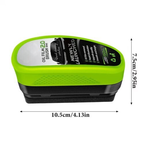 Car Glass Oil Film Remover with Sponge Cleaning Brush